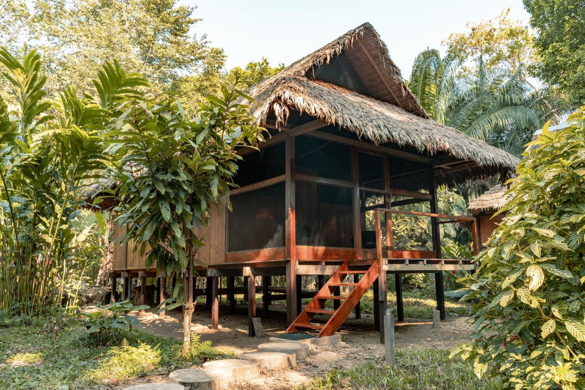 Ecolucerna Lodge Tambopata Puerto Maldonado Bagian luar foto