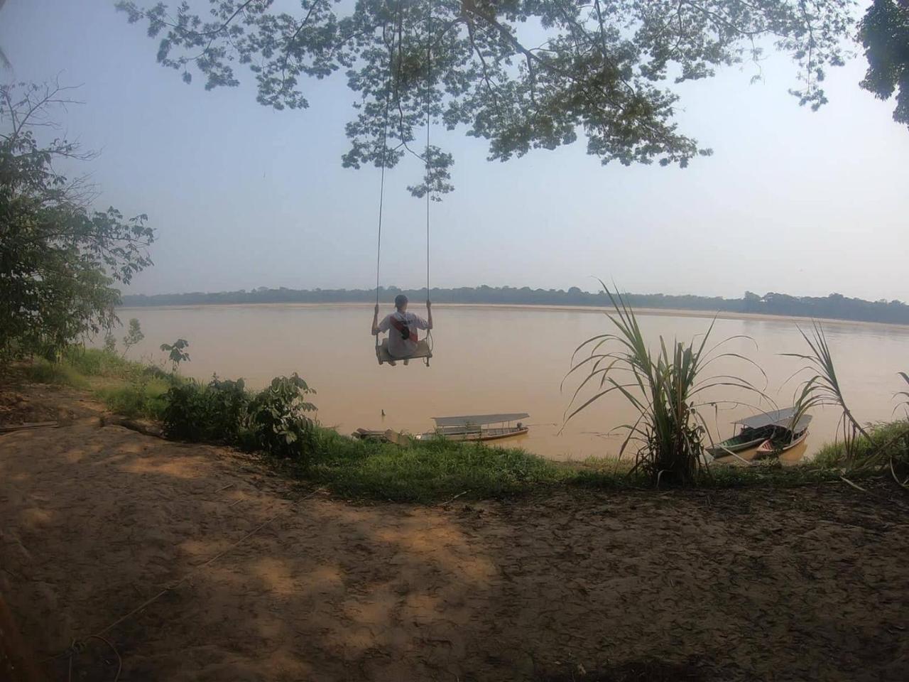 Ecolucerna Lodge Tambopata Puerto Maldonado Bagian luar foto